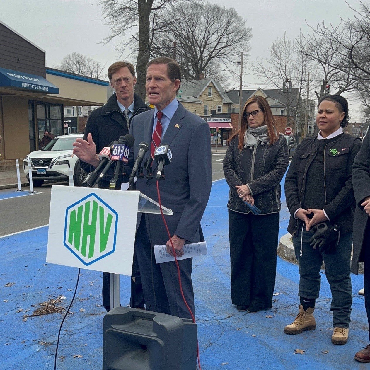 Blumenthal announced $400,000 in federal funding for the City of New Haven to help implement their existing ‘Safe Routes for All’ plan, designed to help make New Haven’s sidewalks, bike lanes, and roads safer and more accessible for pedestrians, bicyclists, motorists, and riders of public transportation. 